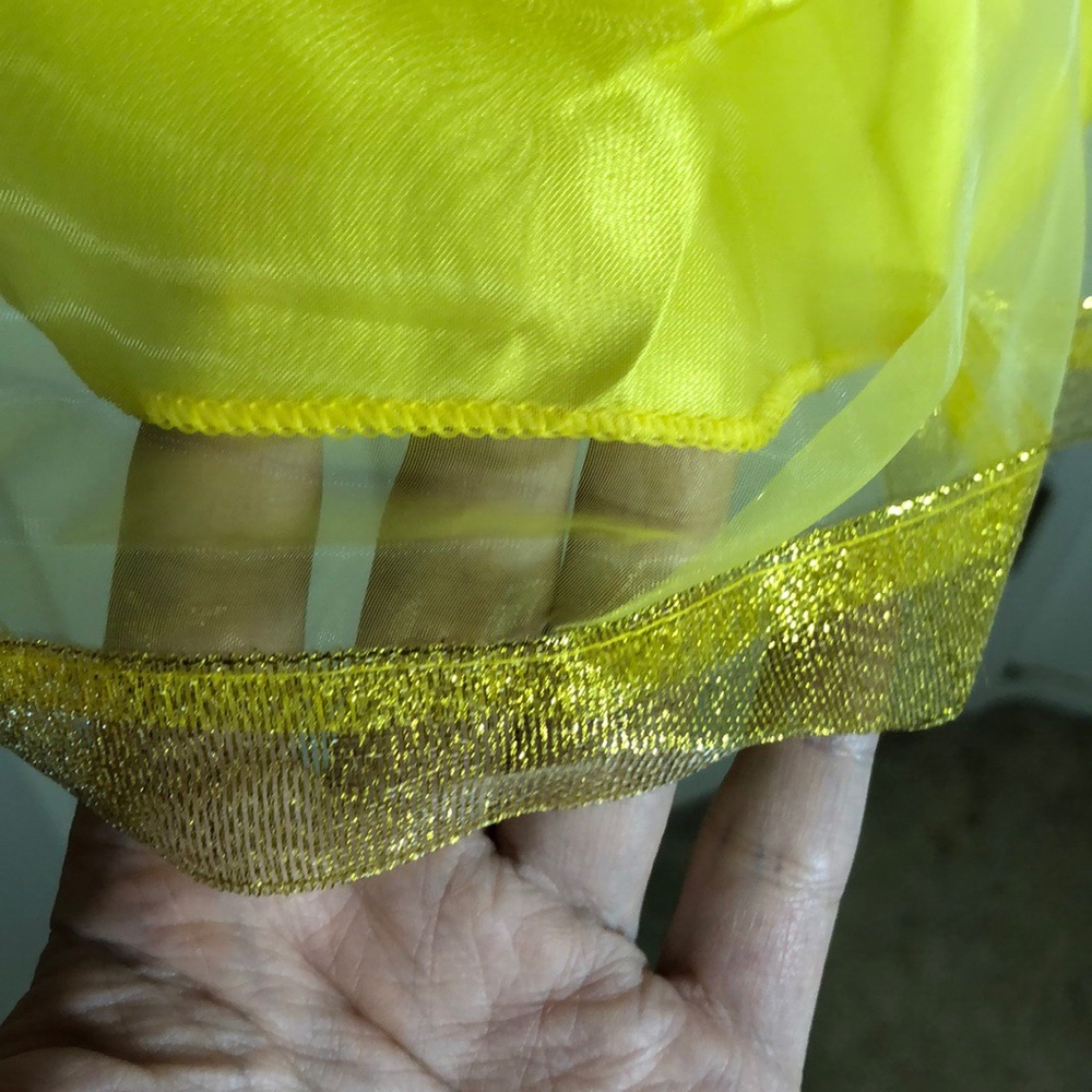Gave away -Quality Princess Belle Dress & Gloves - Picture 5 of 6